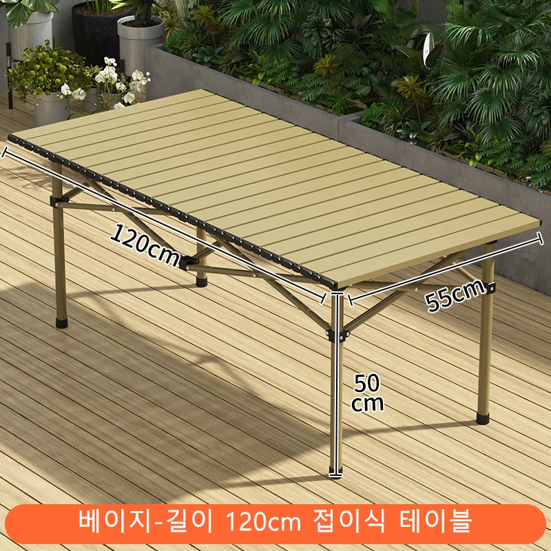 Camping Folding Table Folding Chair Easy to Install Lightweight and Stable Camping Table Folding Outdoor Table and Chair